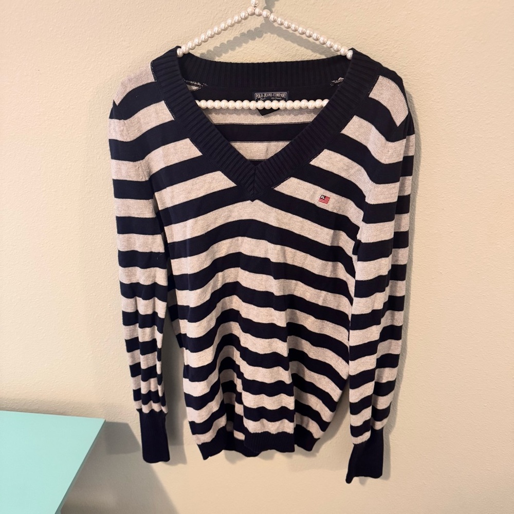 Polo by Ralph Lauren Blue Crew Neck Sweater